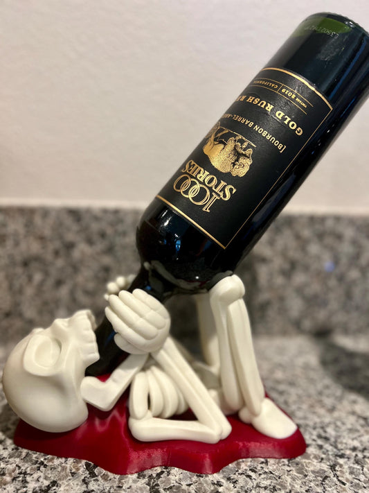 Drunk Skeleton Wine Holder