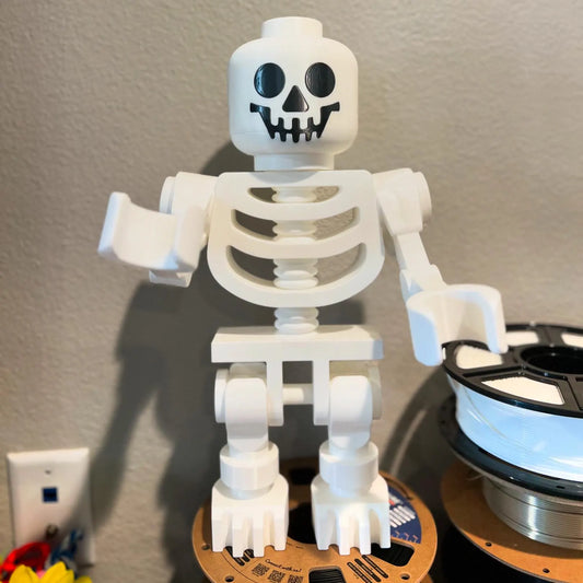 Giant 16” Skeleton Halloween Moveable Figure